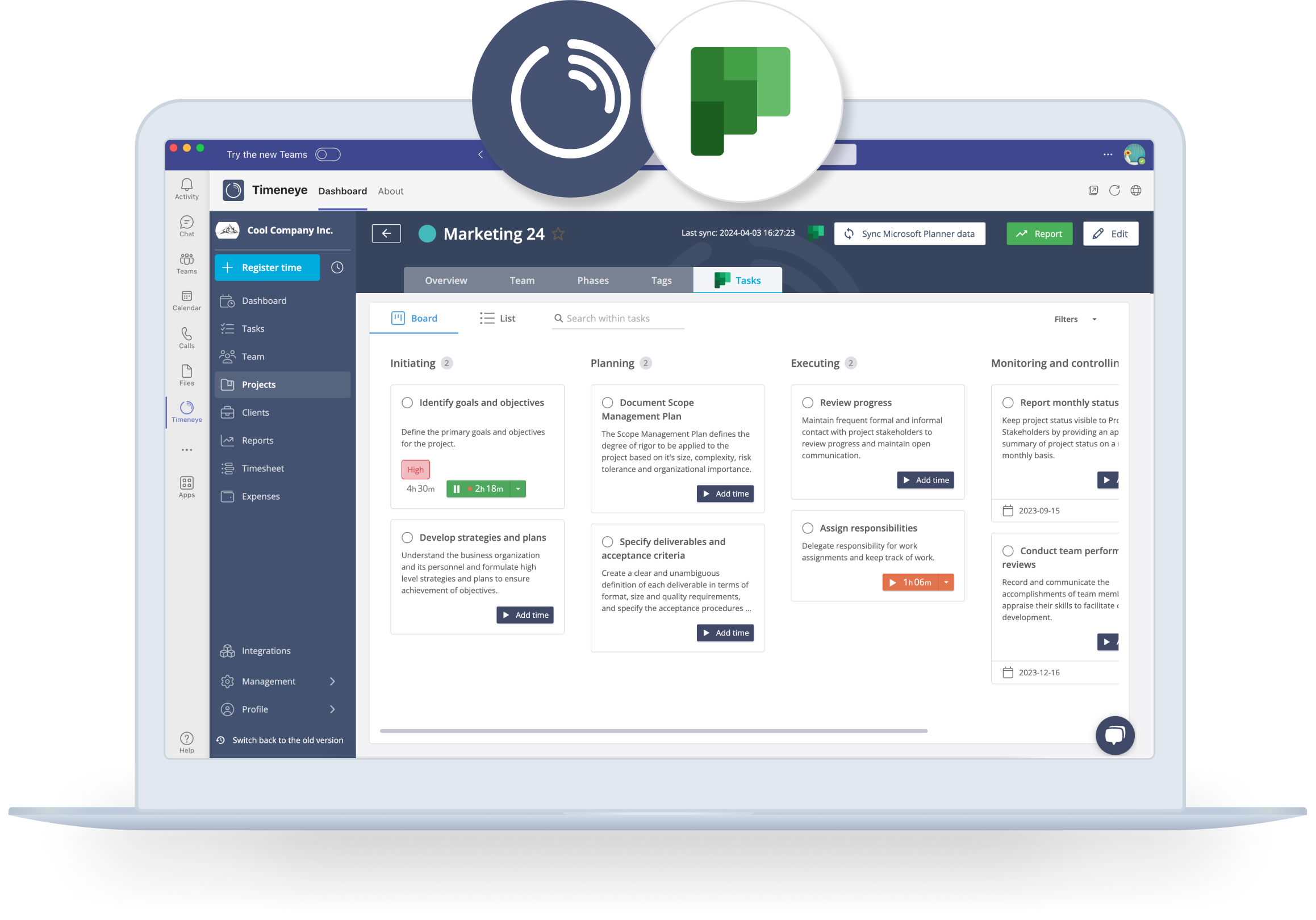Microsoft Planner Time Tracking